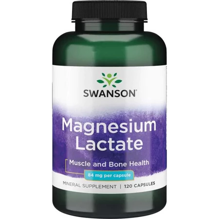 Swanson Magnesium Lactate Muskel- und Knochengesundheit