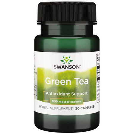 Swanson Green Tea doplněk antioxidantů pro kardiovaskulární zdraví