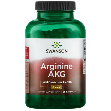 Swanson Arginine AKG Doplnok stravy pre kardiovaskularne zdravie