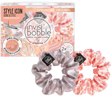 Invisibobble Urban Safari Sprunchie Duo We'll Always Have Panther hair bands