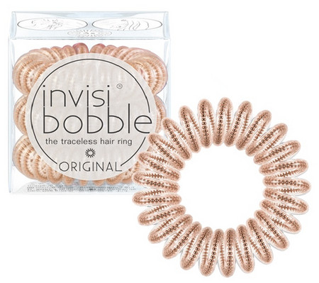 Invisibobble Original Of Bronze And Beads bronze spiral hair band