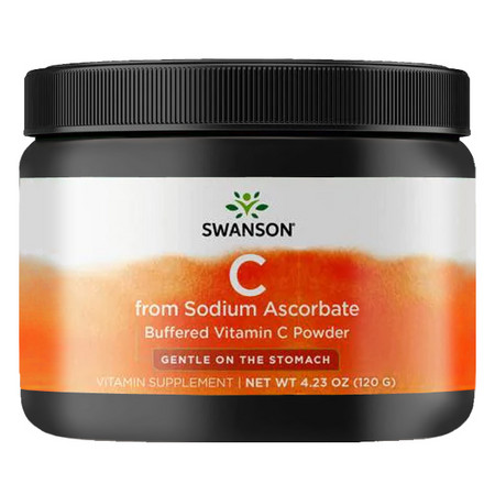 Swanson Vitamin C from Sodium Ascorbate Doplněk stravy s obsahem vitaminu C