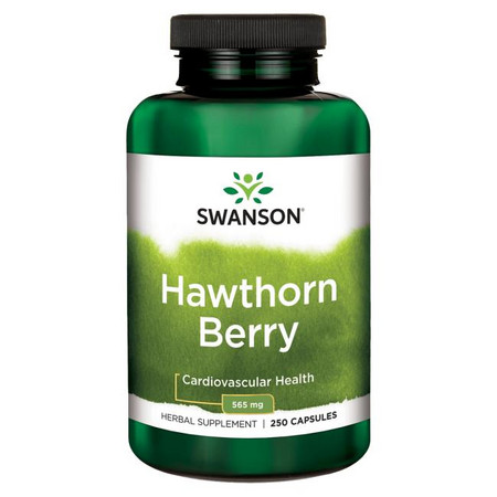 Swanson Hawthorn Berries Doplněk stravy pro kardiovaskulární zdraví