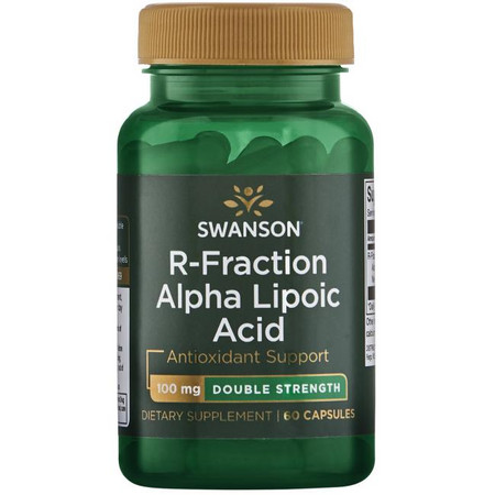 Swanson R-Fraction Alpha Lipoic Acid Doplnok stravy s antioxidantmi