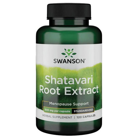 Swanson Shatavari Root Extract Doplnok stravy pre podporu v období menopauzy