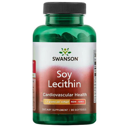 Swanson Soy Lecithin Doplněk stravy pro kardiovaskulární zdraví