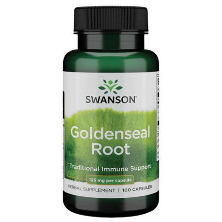 Swanson Goldenseal Root Doplněk stravy pro podporu imunity