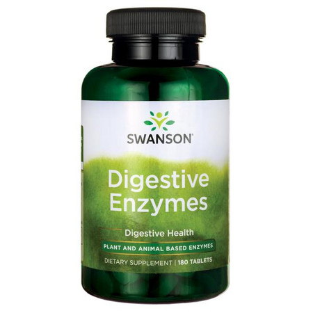 Swanson Digestive Enzymes Verdauungsenzyme zur sicheren Verdauung von Kohlenhydraten, Proteinen und Fetten