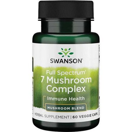 Swanson 7 Mushroom Complex Doplněk stravy pro podporu imunity