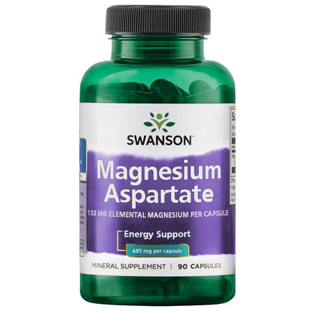 Swanson Magnesium Aspartate Doplněk stravy s obsahem Hořčíku