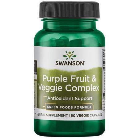 Swanson Purple Fruit & Veggie Complex Doplněk stravy s antioxidanty