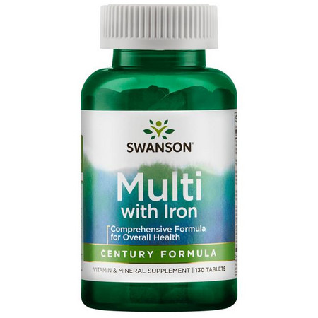 Swanson Multi with Iron - Century Formula Doplněk stravy s obsahem vitaminů a minerálů