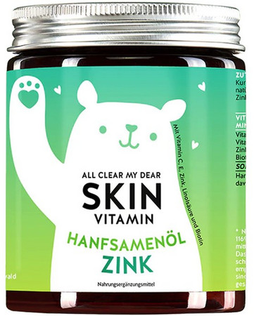 Bears with Benefits All Clear My Dear Skin Vitamins doplněk stravy pro nečistou, aknózní pleť