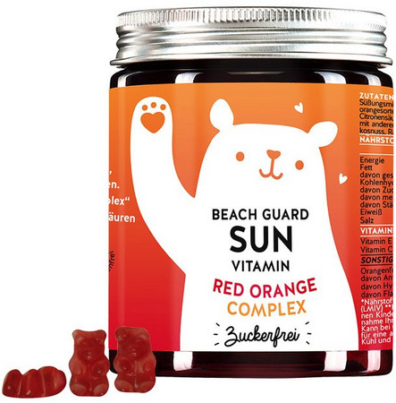 Bears with Benefits Beach Guard Sun Sugarfree Vitamins vitamins for a healthy tan