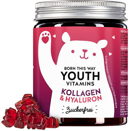 Bears with Benefits Born This Way Youth Sugarfree Vitamins Vitamine für jüngere und schönere Haut