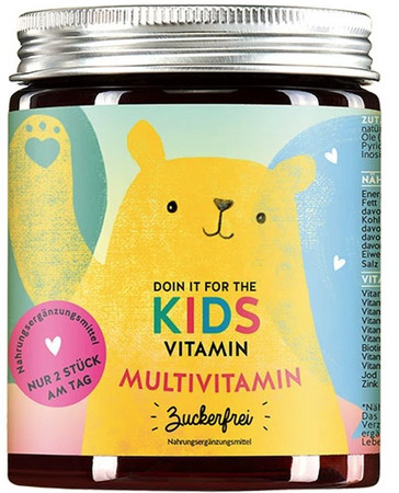 Bears with Benefits Doin It For The Kids Sugarfree Vitamins multivitaminový doplněk stravy pro děti, bez cukru