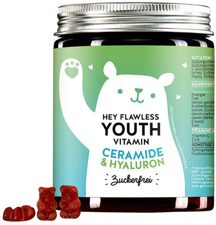 Bears with Benefits Hey Flawless Youth Sugarfree Vitamins doplněk stravy bez cukru pro mladistvou pleť
