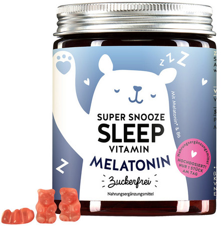 Bears with Benefits Super Snooze Sleep Sugarfree Vitamins doplnok stravy bez cukru pre pokojný spánok