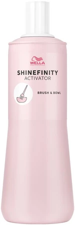 Wella Professionals Shinefinity Activator Brush & Bowl developer for brush application