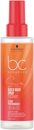 Schwarzkopf Professional Bonacure Sun Protect Beach Wave Spray slaný sprej pro plážové vlny