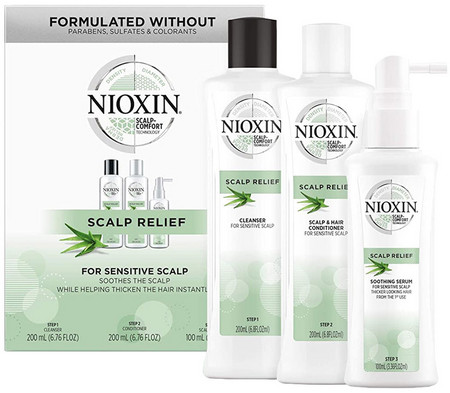 Nioxin Scalp Relief Kit set for soothing the scalp