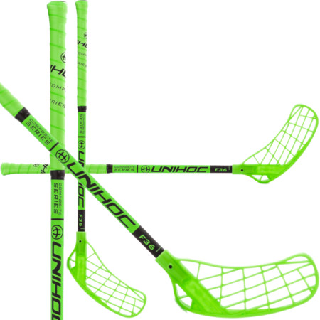 Unihoc Basic NIÑO YOUNGSTER Composite 36 green Unihockeyschläger