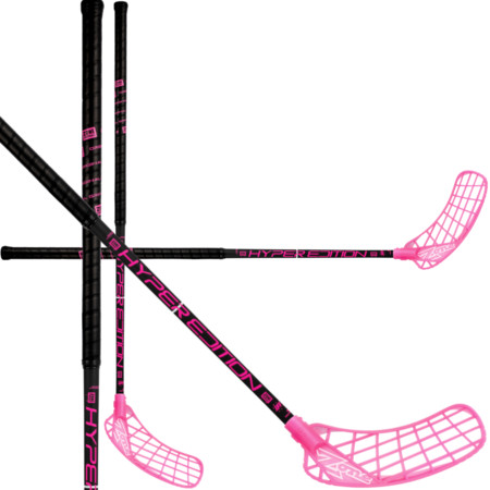 Zone floorball HYPER Composite 29 black/ice pink Florbalová hokejka