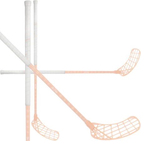 Zone floorball HARDER AIR UL 28 white/ice coral Floorball stick