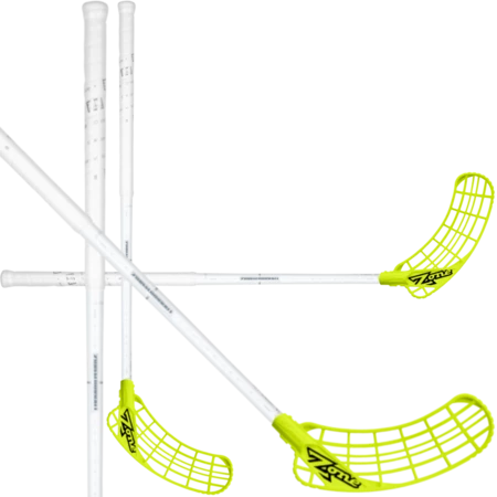 Zone floorball ZUPER AIR JR 35 white/silver Floorball Schläger