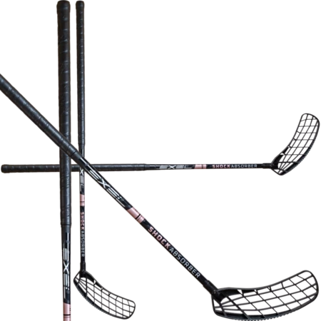 Exel SHOCK ABSORBER BLACK 2.6 OVAL MB Floorball Schläger