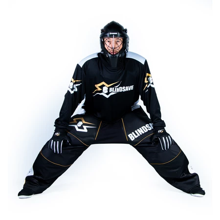 BlindSave “X” black with helmet Torwartset mit Helm