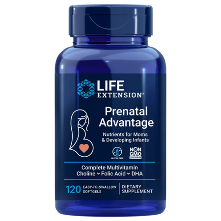 Life Extension Prenatal Advantage Nährstoffe für Mütter und sich entwickelnde Säuglinge