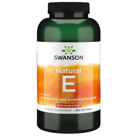 Swanson Natural Vitamin E Doplnok stravy s obsahom vitamínu E