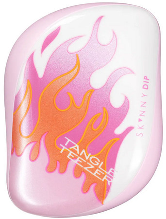 Tangle Teezer Compact Styler Skinny Dip Flames compact hair brush
