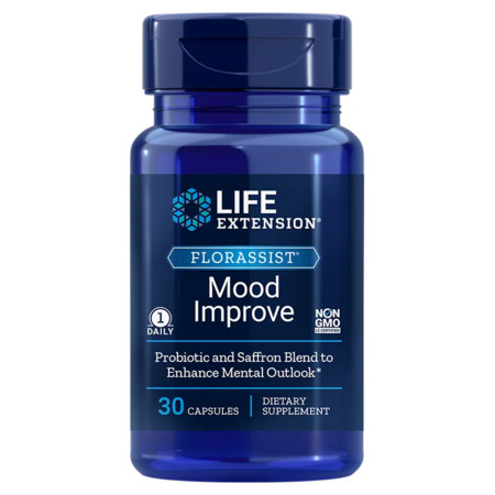 Life Extension FLORASSIST® Mood Improve Doplnok stravy pre pozitívnu náladu a relaxáciu