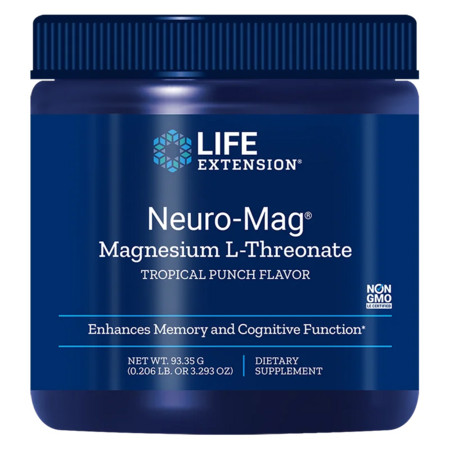 Life Extension Neuro-Mag® Magnesium L-Threonate Doplnok stravy s obsahom horčíka