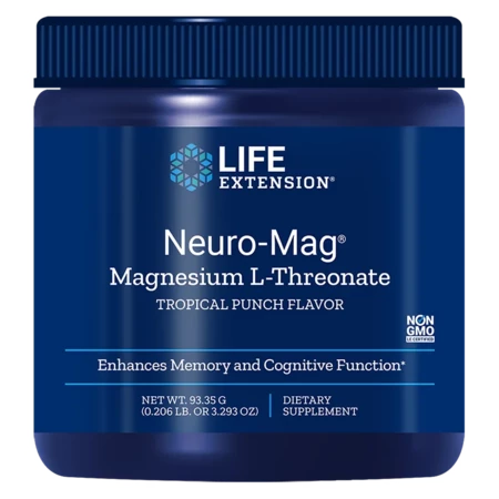 Life Extension Neuro-Mag® Magnesium L-Threonate Nahrungsergänzungsmittel mit Magnesium