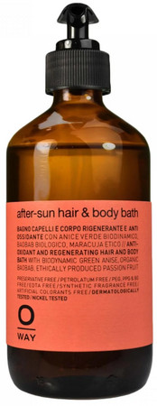 Oway SunWay After-Sun Hair & Body Bath vlasový a telový šampón po slnení