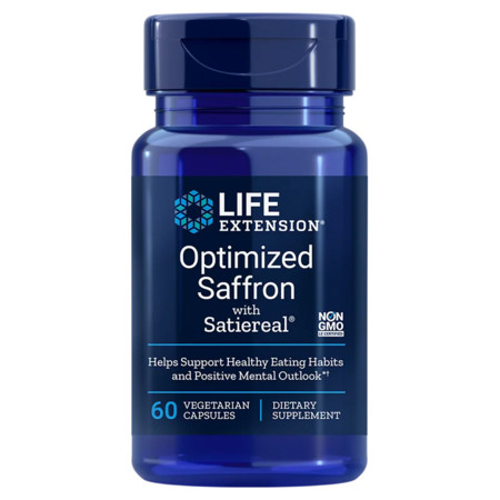 Life Extension Optimized Saffron with Satiereal® Doplnok stravy na reguláciu hmotnosti váha