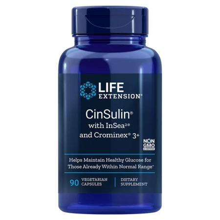 Life Extension CinSulin® with InSea2® and Crominex® 3+ Gesunder Blutzucker