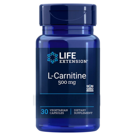 Life Extension L-Carnitine Doplnok stravy na podporu bunkového metabolizmu