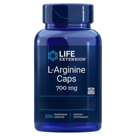 Life Extension L-Arginine Caps Doplněk stravy pro kardiovaskulární zdraví