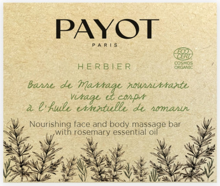 Payot Barre De Massage Nourrissante solid body and face cream with rosemary