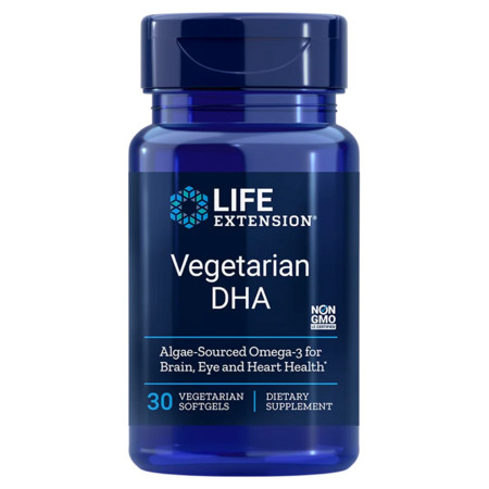 Life Extension Vegetarian DHA Doplněk stravy pro podporu mozku