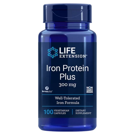 Life Extension Iron Protein Plus Eisenergänzung für die Gesundheit des ganzen Körpers
