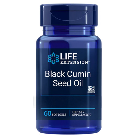 Life Extension Black Cumin Seed Oil Doplnok stravy na podporu imunity