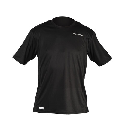 Exel CHALLENGER GAME SHIRT BLACK Floorball T-Shirt
