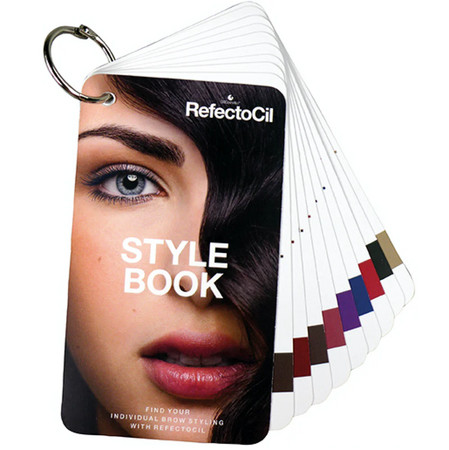 RefectoCil Style Book eyebrow color swatch