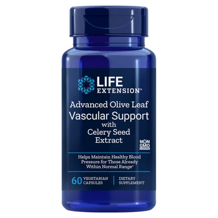 Life Extension Advanced Olive Leaf Vascular Support with Celery Seed Extract Unterstützung der Gefäßgesundheit