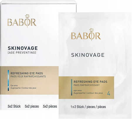 Babor Skinovage Balancing Refreshing Eye Pads osvěžující oční polštářky 5x2ks